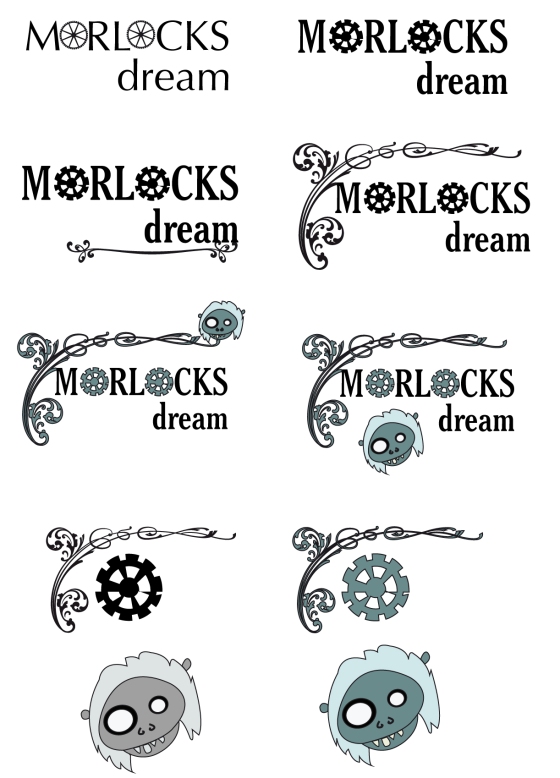 Proceso creacion Logo Morlocks dream